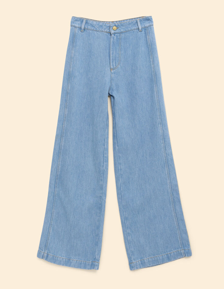 Jean large bleu délavé I.Code-7