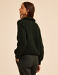 Pull camionneur vert tricot fantaisie I.Code-4