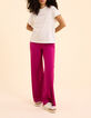I.Code White tee-shirt with pink message-2