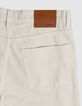 Serge Herren ecru gerade Jeans-9