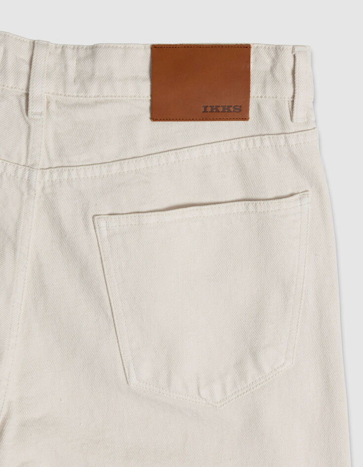 Serge Herren ecru gerade Jeans-9
