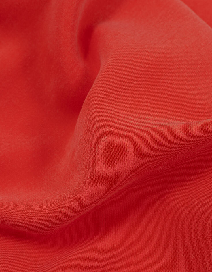 Top rouge cropped boutonné I.Code-8
