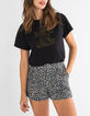 Shorts vaqueros leopardo fauve I.Code-1