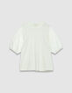 Gr&uuml;nes Damen-Shirt aus Biobaumwolle in &Uuml;bergr&ouml;&szlig;e-6