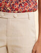 Wijde indigo geplooide broek I.Code-6