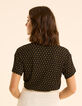 I.Code schwarz geblümtes Herz-T-Shirt-3