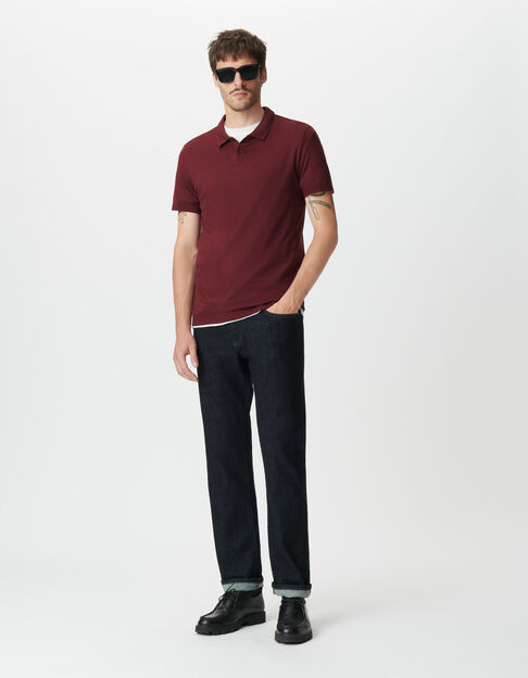 Herren-Straight-Jeans Serge, ungebleicht waterless - IKKS