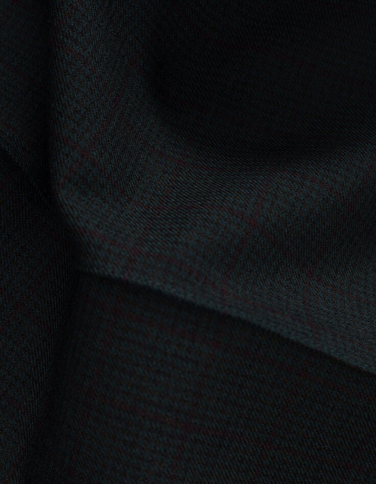 I.Code green checked wide-leg suit trousers-8 I.Code green checked wide-leg suit trousers-8