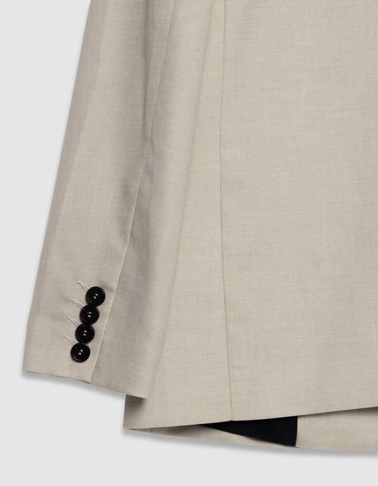 Chaqueta de traje beige para Mujer-8