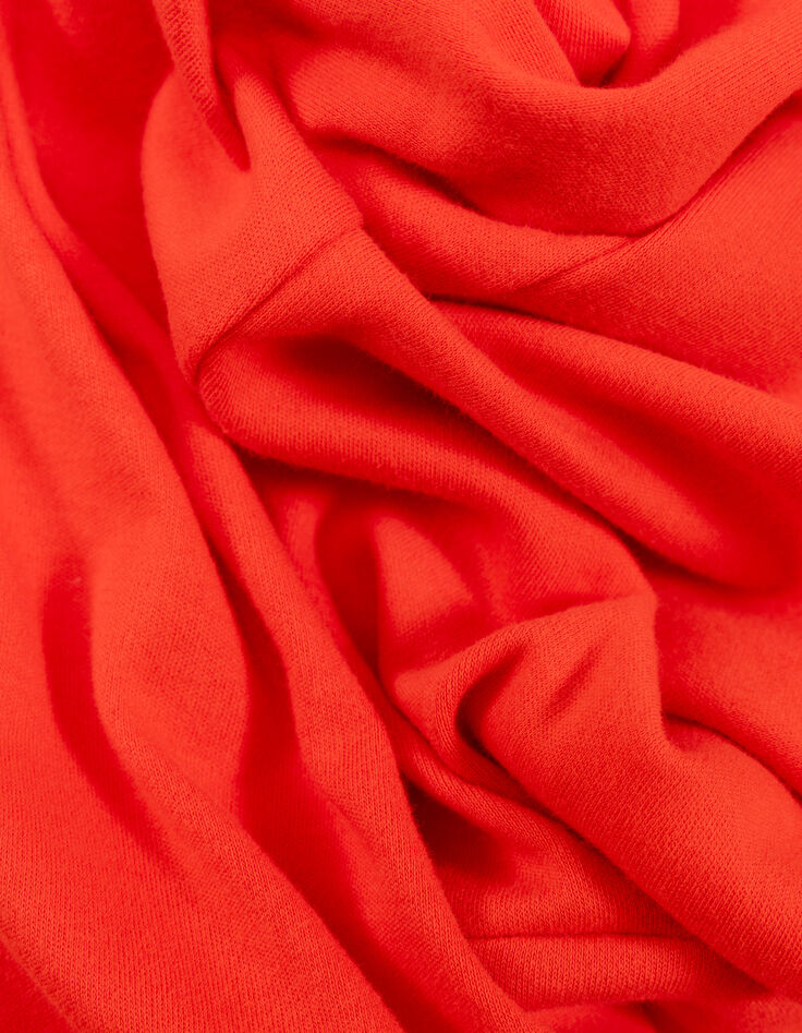 Robe rouge col chemise maille I.Code-8