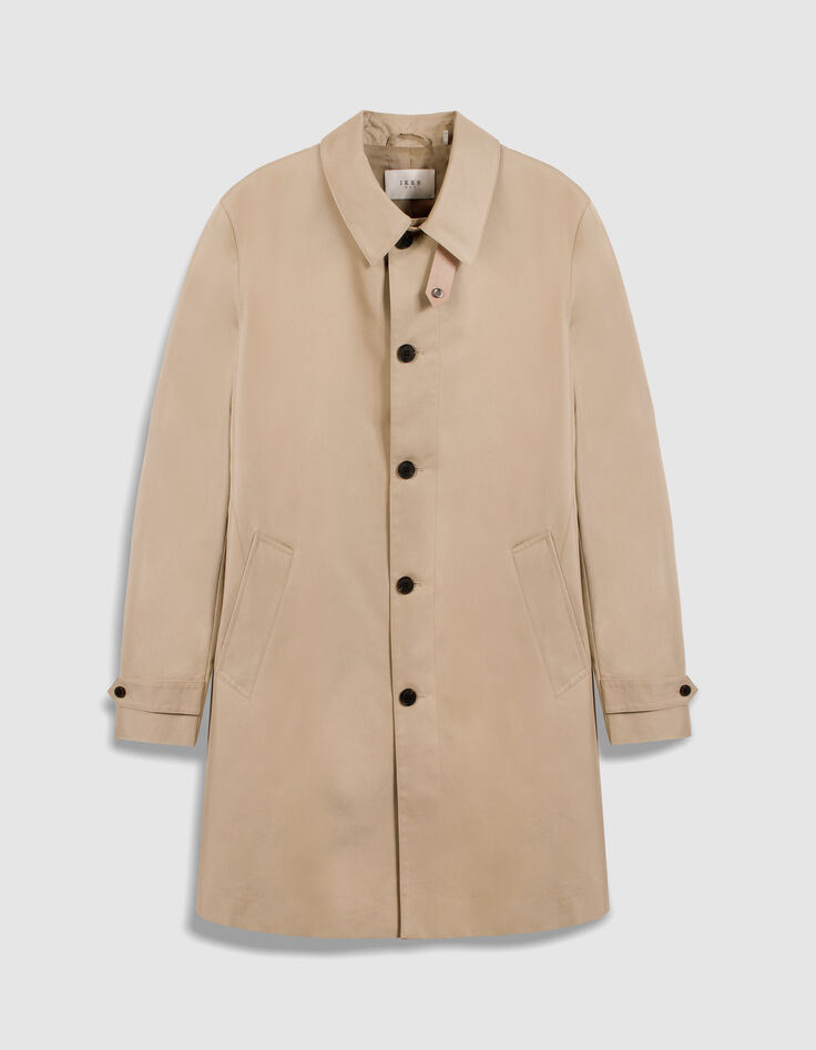 Trenchcoat beige bi-material f&uuml;r Herren-6