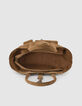 Die Tasche camel leder velour Damen-5