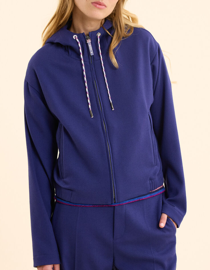 Chaqueta jogging nido de abeja &iacute;ndigo I.Code-9