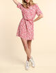 Vestido camisero red estampado floral tachista I.Code-2