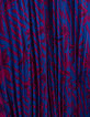 Robe longue indigo imprimé palmiers I.Code-7