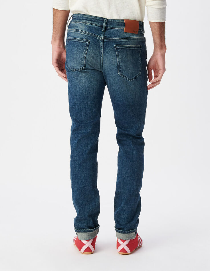 Blaue Bruce Slim-Herrenjeans-2