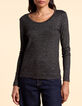 Tee-shirt noir rayures m&eacute;talliques dor&eacute;es I.Code-2