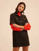 Vestido vaquero marrón leopardo I.Code-1