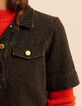 Vestido vaquero marrón leopardo I.Code-6