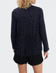 Blouse noire imprimé pois revisités dos plissé I.Code-4