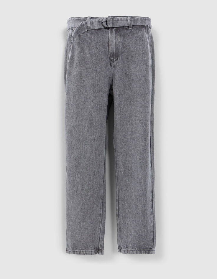 Graue Baggy-Damenjeans aus Lyocell&reg; im Crop-Schnitt-6