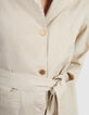 Sahariana beige rayas finas I.Code-3