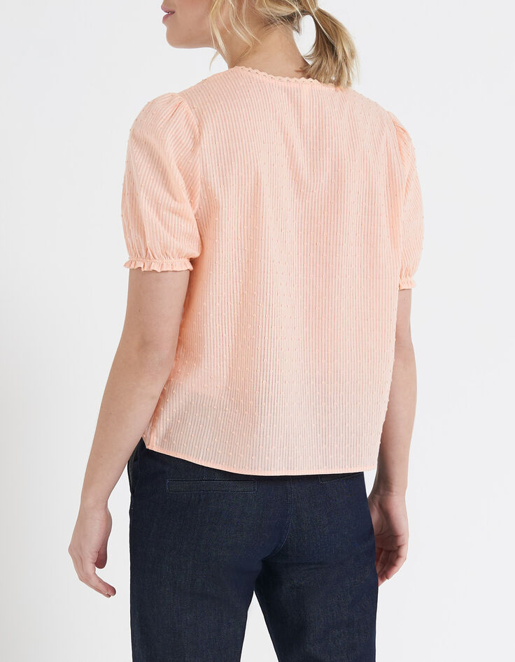 Water pink top met bloemknopen I.Code-2 Water pink top met bloemknopen I.Code-2