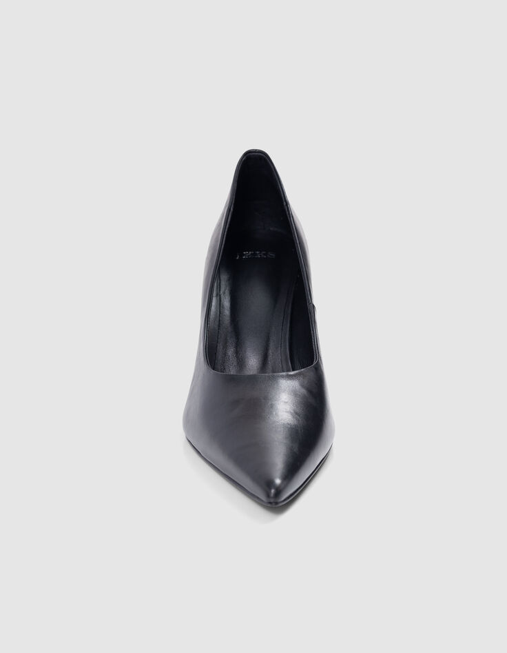 Damen Pumps aus schwarzem Lackleder-2