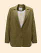 Anzugjacke aus khakifarbenem Leinengemisch I.Code-8
