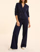 Veste de costume marine faux-uni I.Code-1