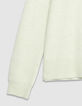 Gr&uuml;ner Pullover aus Alpakamischung f&uuml;r Damen mit Botschaft-8