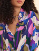 Chemise beige visuel floral graphique I.Code x THE FEEBLES-5