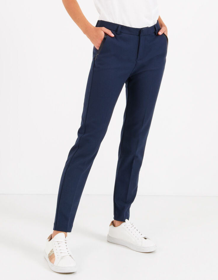 Pantalón city navy marcas bolsillos I.Code-1