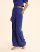 Pantalon large bleu pailleté I.Code-3