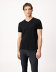 Schwarzes Herren-T-Shirt L&rsquo;Essentiel-1