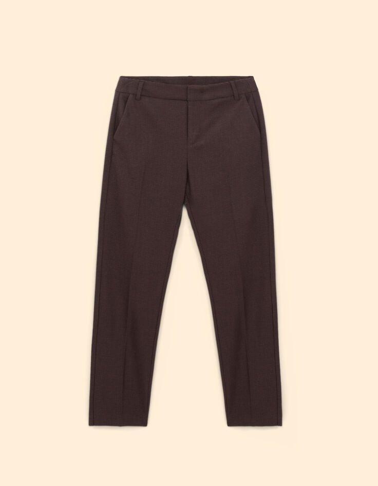 Camel geklede broek pied-de-puce-motief I.Code-6 Camel geklede broek pied-de-puce-motief I.Code-6