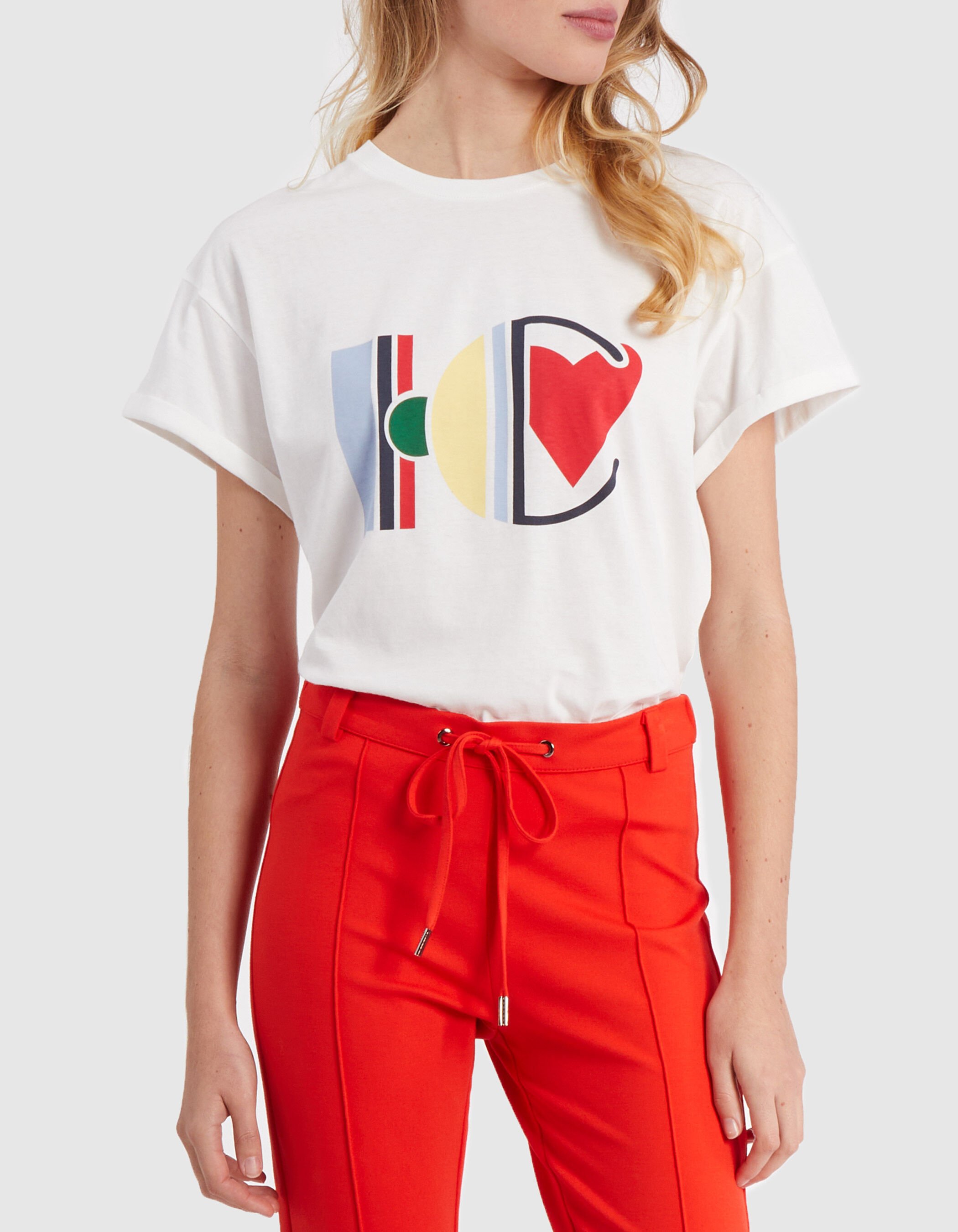 Gebroken wit sales shirt dames