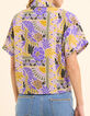 Chemise manches courtes parme imprim&eacute; perroquets I.Code-3