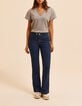 Grijs gebreid metallic T-shirt I.Code-4