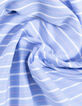 Blauw overhemd lange mouw strepen embleem I.Code-8