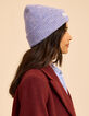 Bonnet bleu tricot côtelé broderie I.Code-2