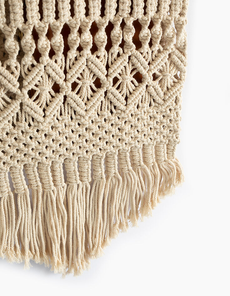 Sac sable forme tote-bag esprit tissage I.Code-6 Sac sable forme tote-bag esprit tissage I.Code-6