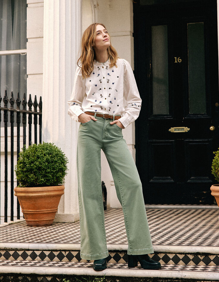 Jean flare almondo I.Code-7 Jean flare almondo I.Code-7