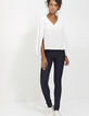 Raw denim, slim-fit jeans-1