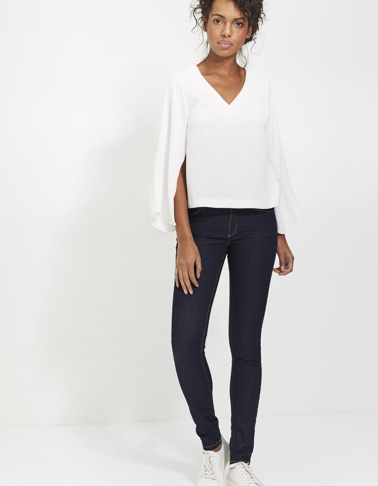 Raw denim, slim-fit jeans-1