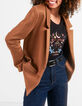 Veste caramel en maille I.Code-3