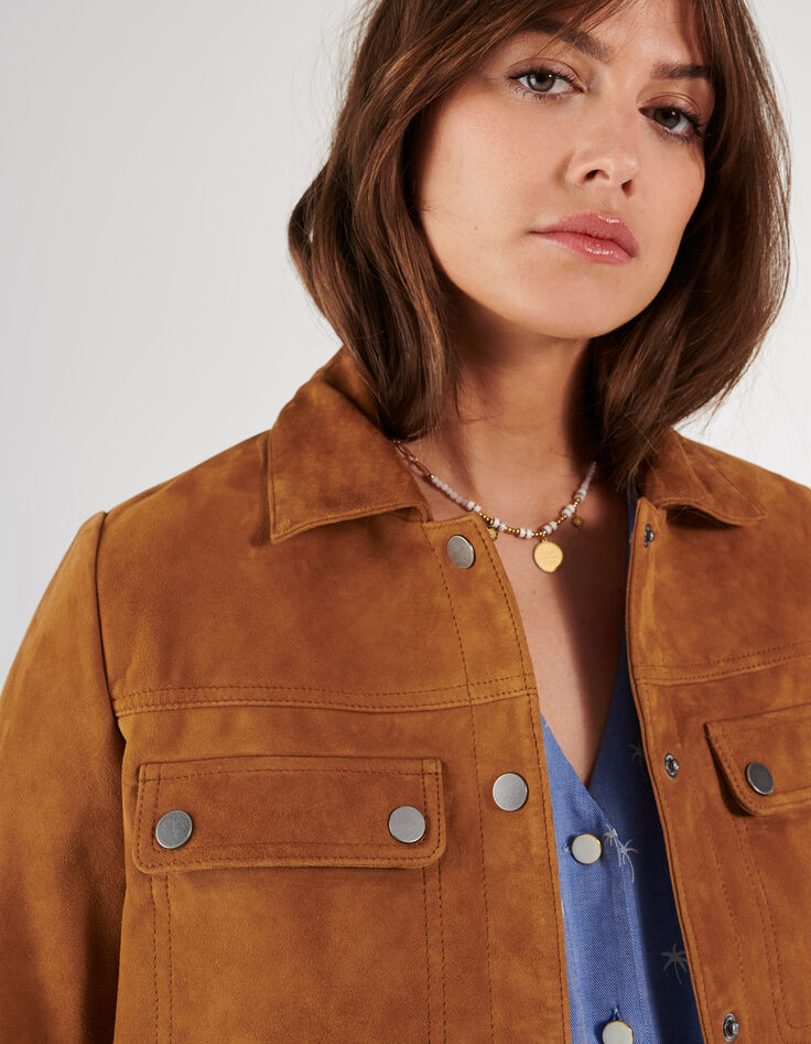 I.Code fawn suede jacket-4 I.Code fawn suede jacket-4