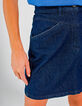 Kurzer, authentisch dunkelblauer Jeansrock I.Code-2