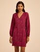 Roze jurk bloemenprint I.Code-3