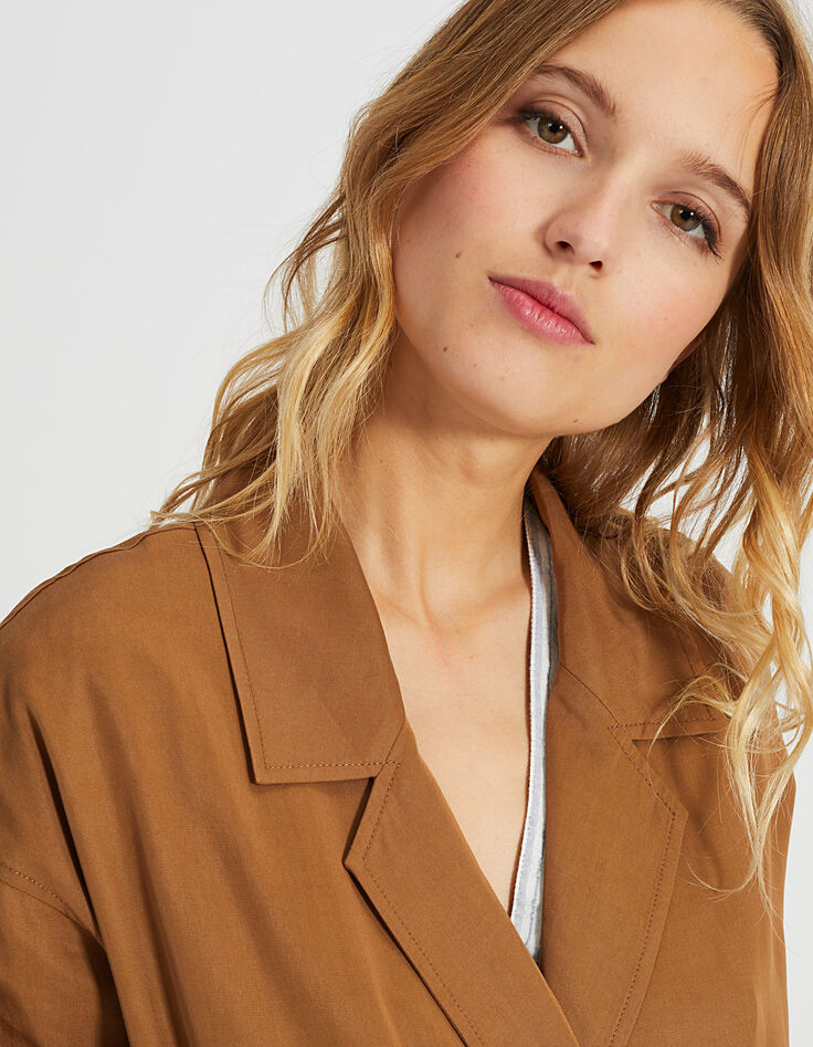 Manteau long sable fluide I.Code-4 Manteau long sable fluide I.Code-4